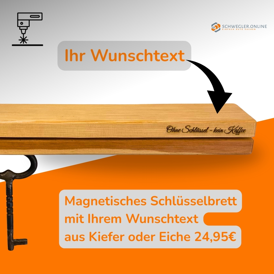 Schlüsselbrett Eiche